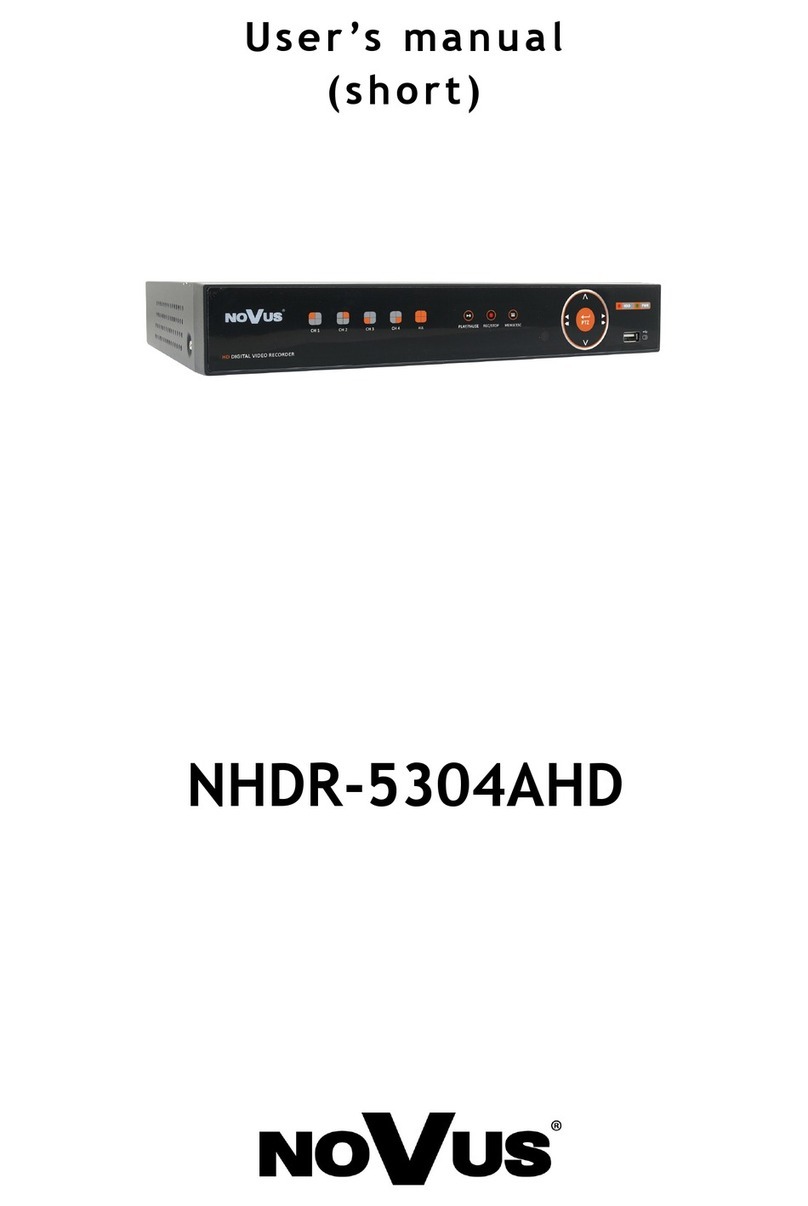Novus NHDR-5304AHD User manual