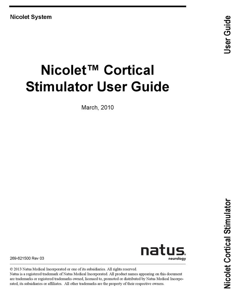 natus Nicolet SCU user guide