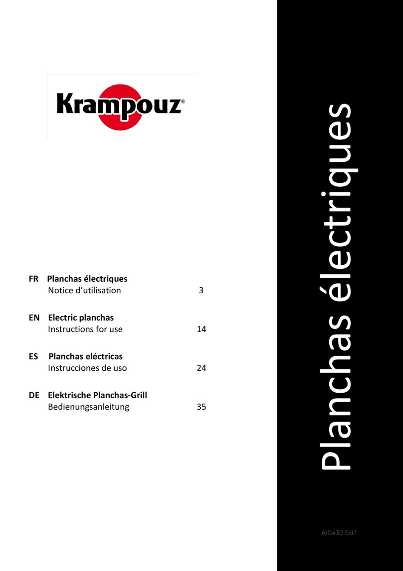 Krampouz noire Series Instructions for use