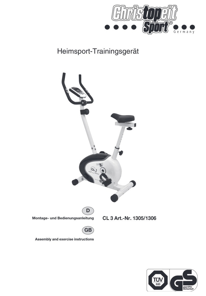 Christopeit Sport CL3 Assembly and exercise instructions Christopeit Sport CL3 Assembly and exercise instructions