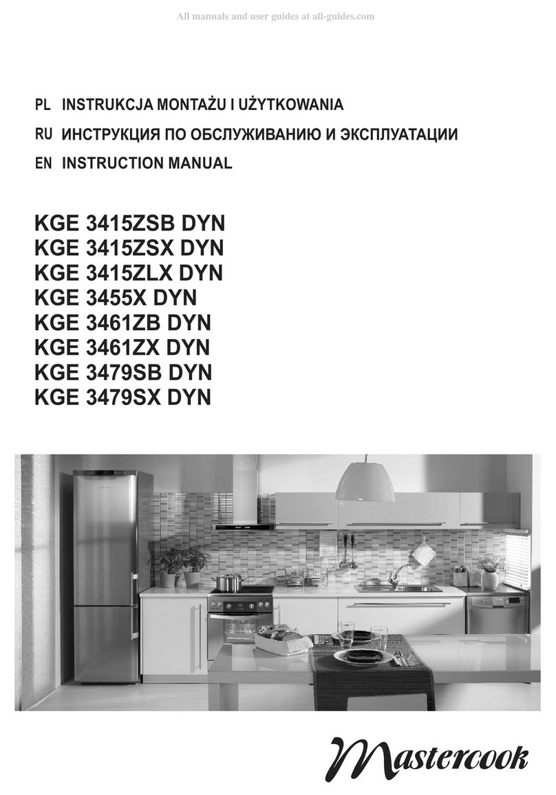 Master cook KGE 3415ZSB DYN instruction manual