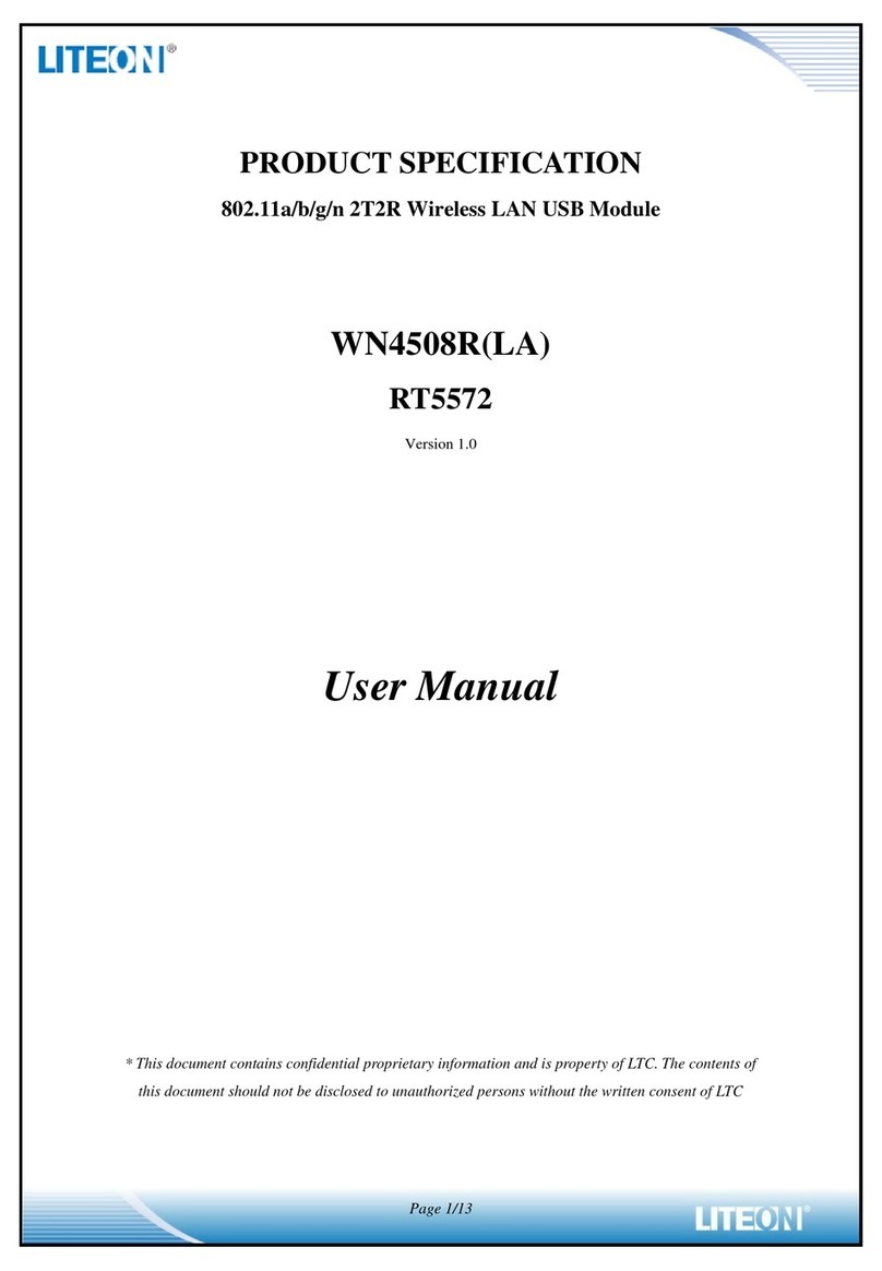 LiteOn WN4508R user manual