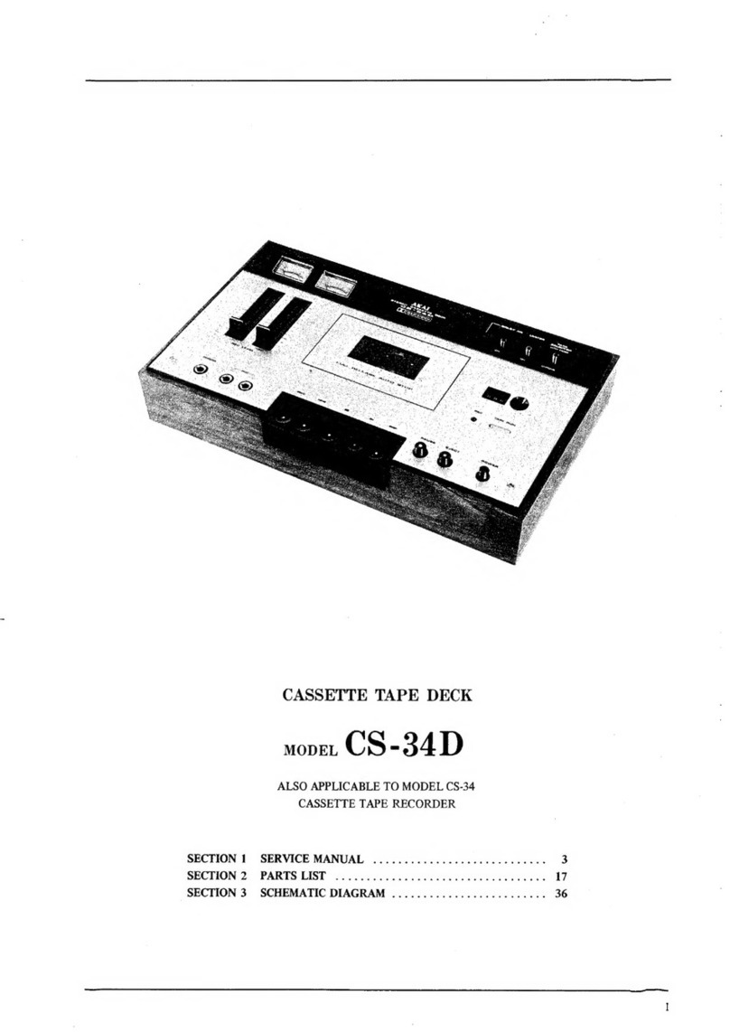 Akai CS-34 User manual