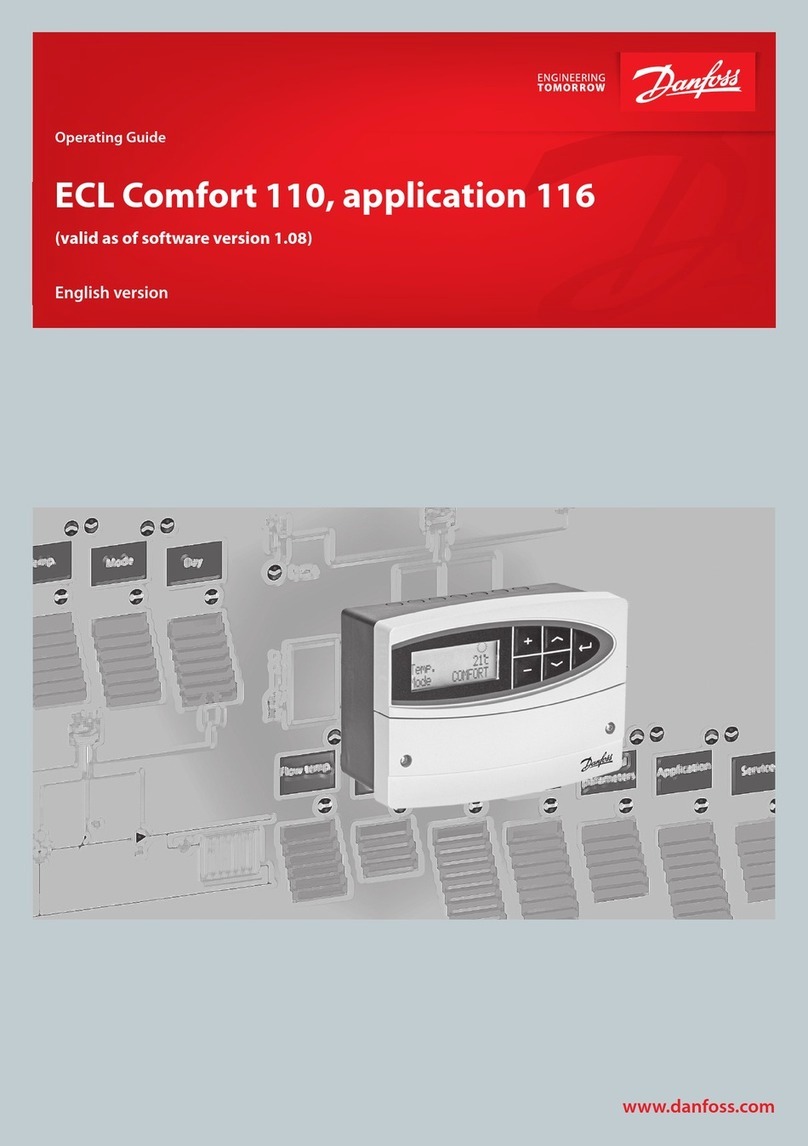 Danfoss ECL Comfort 110 operating guide
