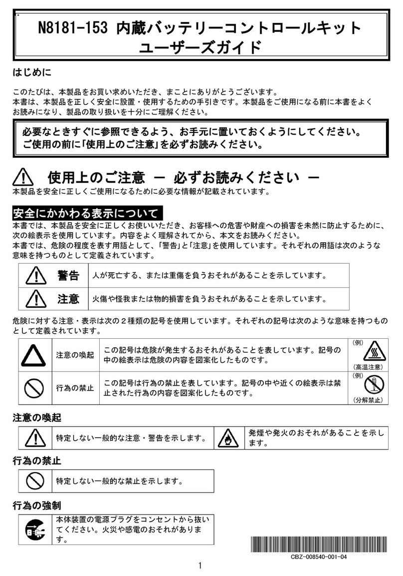 NEC N8181-153 User manual