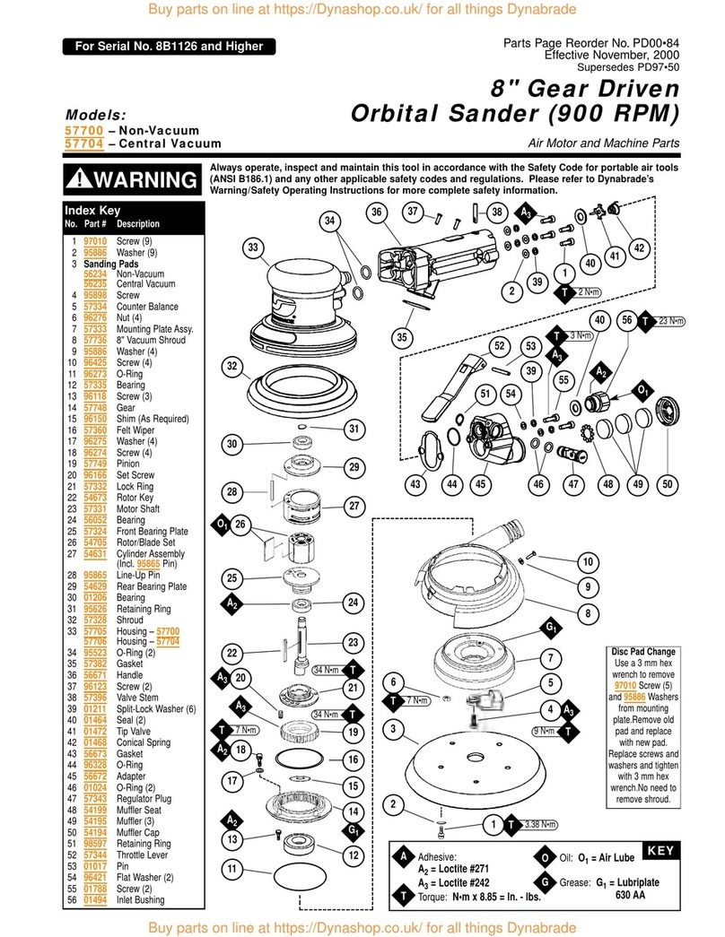 Dynabrade 57700 User guide