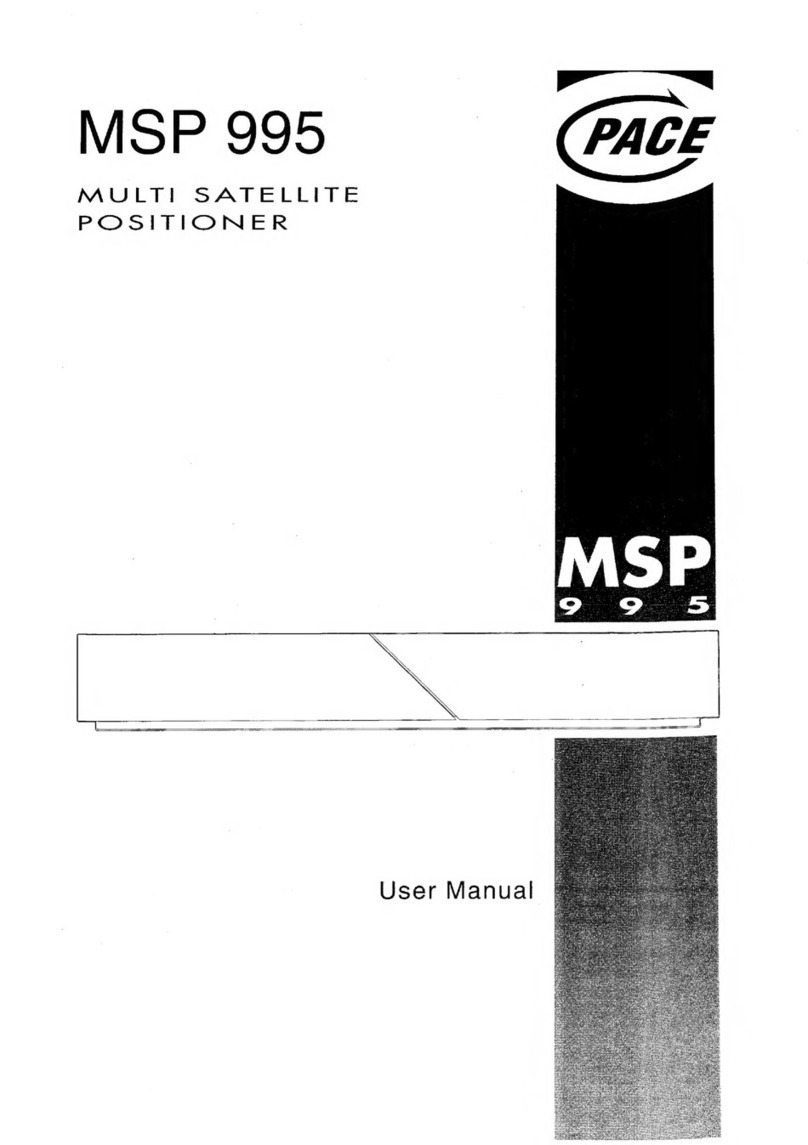 Pace MSP 995 user manual