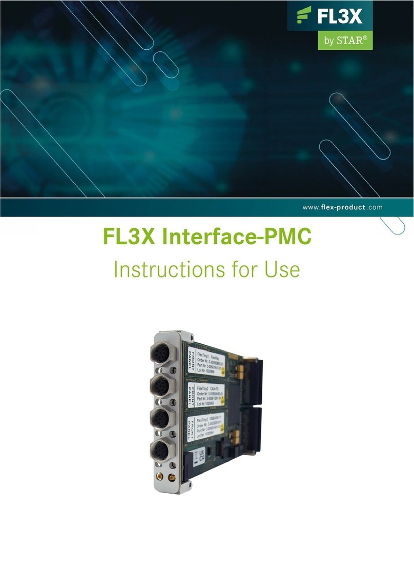 Star FL3X Interface-PMC Instructions for use