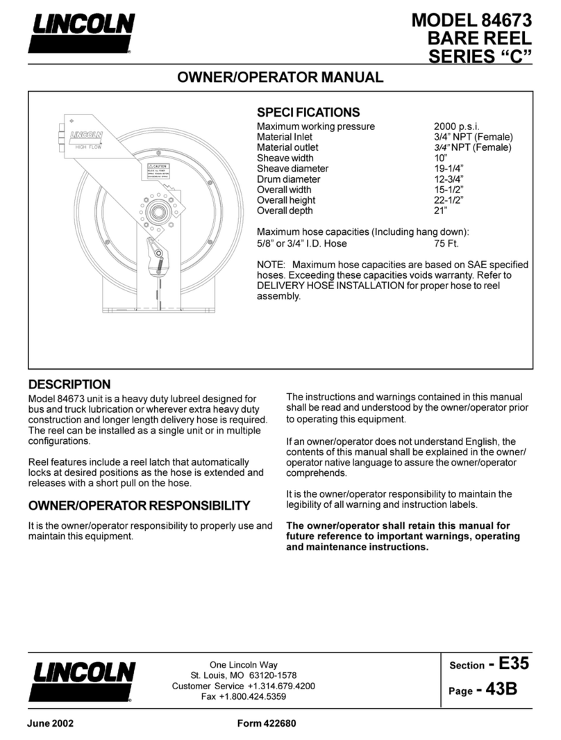 Lincoln C Series Owner's/operator's manual