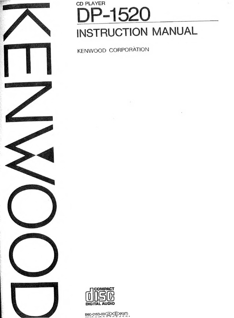 Kenwood DP-1520 User manual