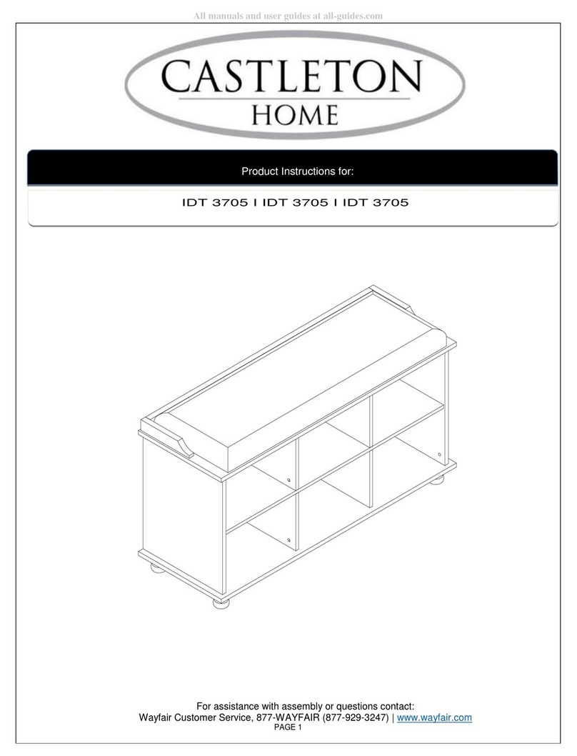Castleton Home IDT 3705 User manual Castleton Home IDT 3705 User manual