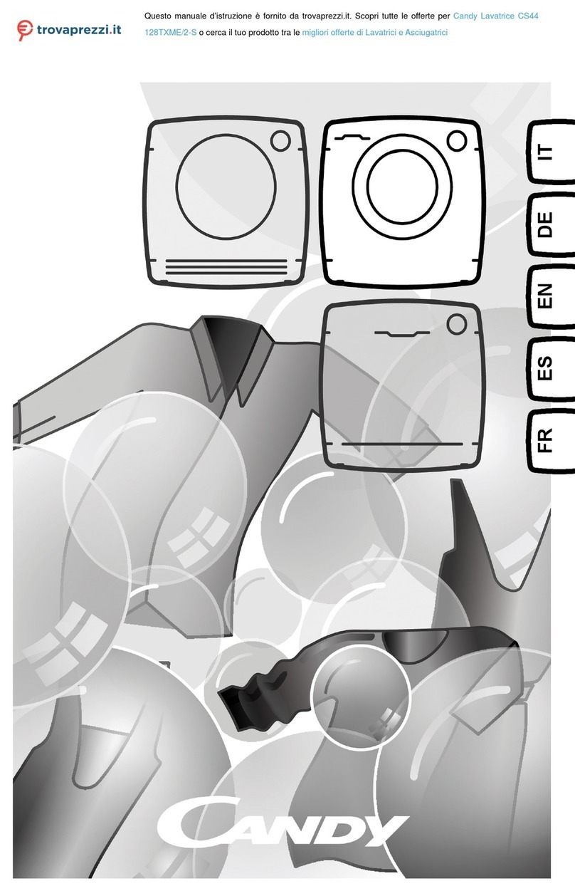 Candy Lavatrice CS44 128TXME/2-S User manual