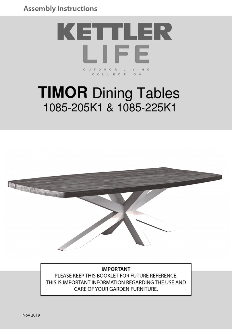 Kettler Life TIMOR 1085-205K1 Assembly instructions