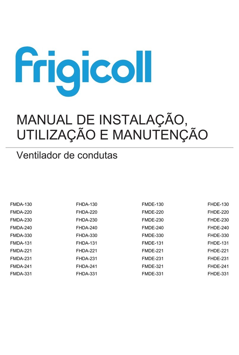 Frigicoll FMDA-130 manual