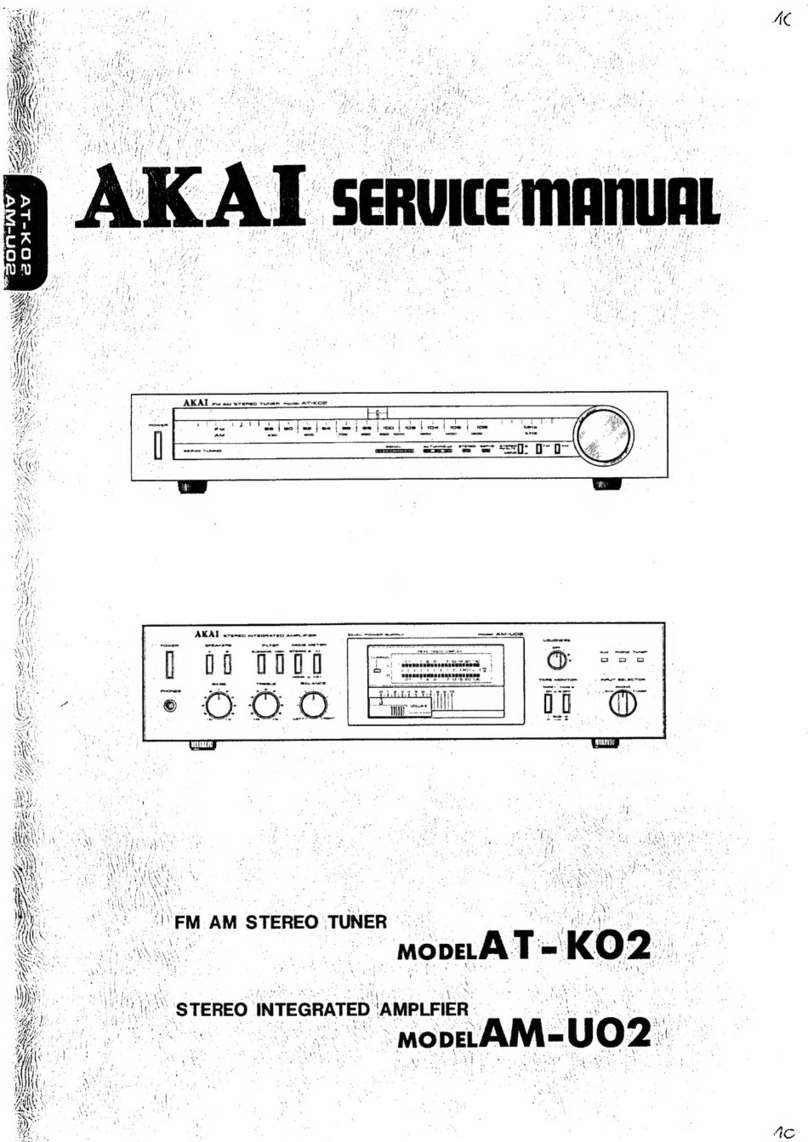 Akai AT-K02 Service manual