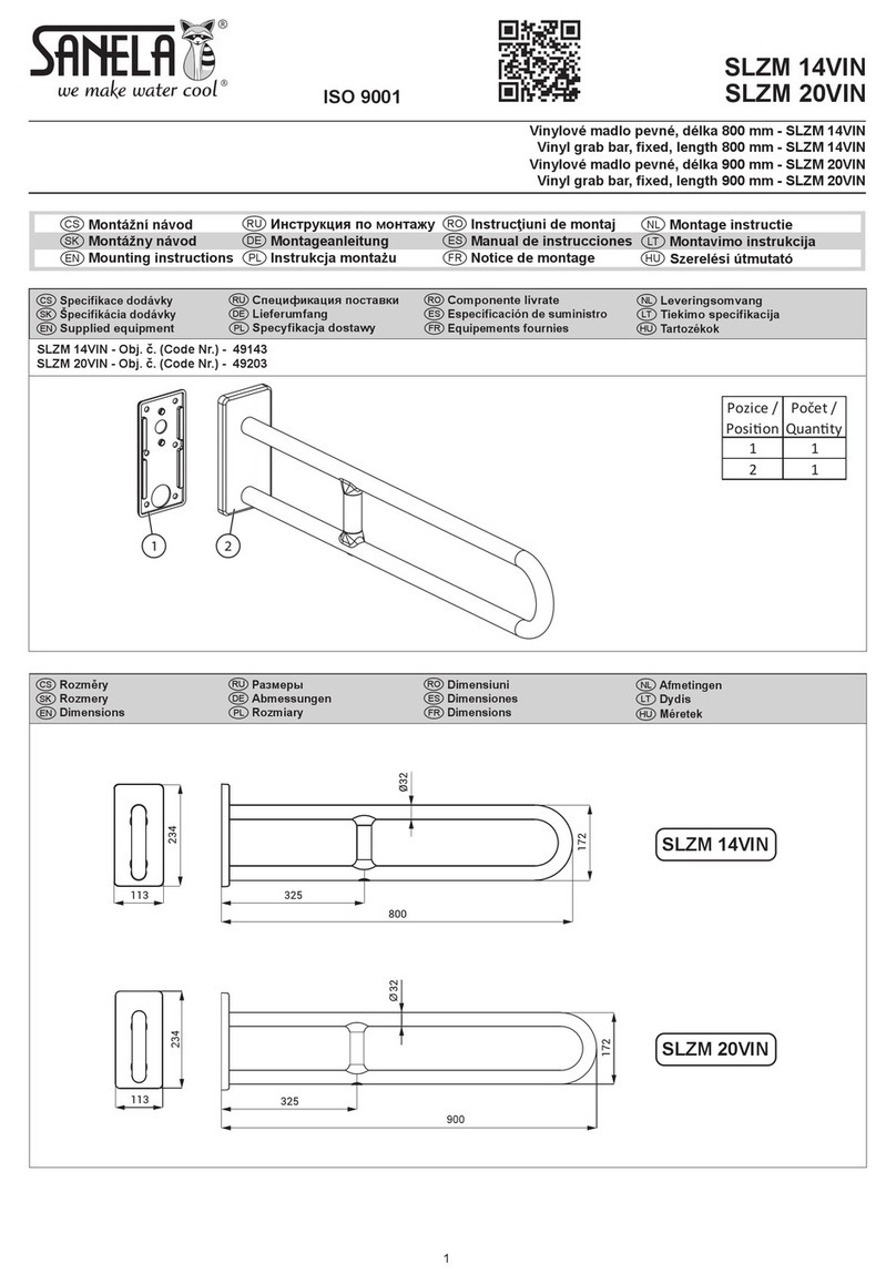 Sanela SLZM 14VIN Mounting instructions