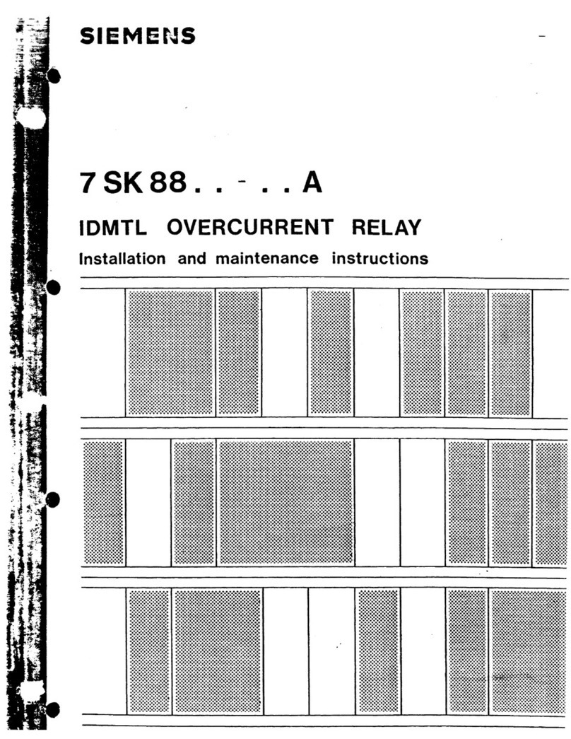 Siemens 7 SK 88 A Series User manual