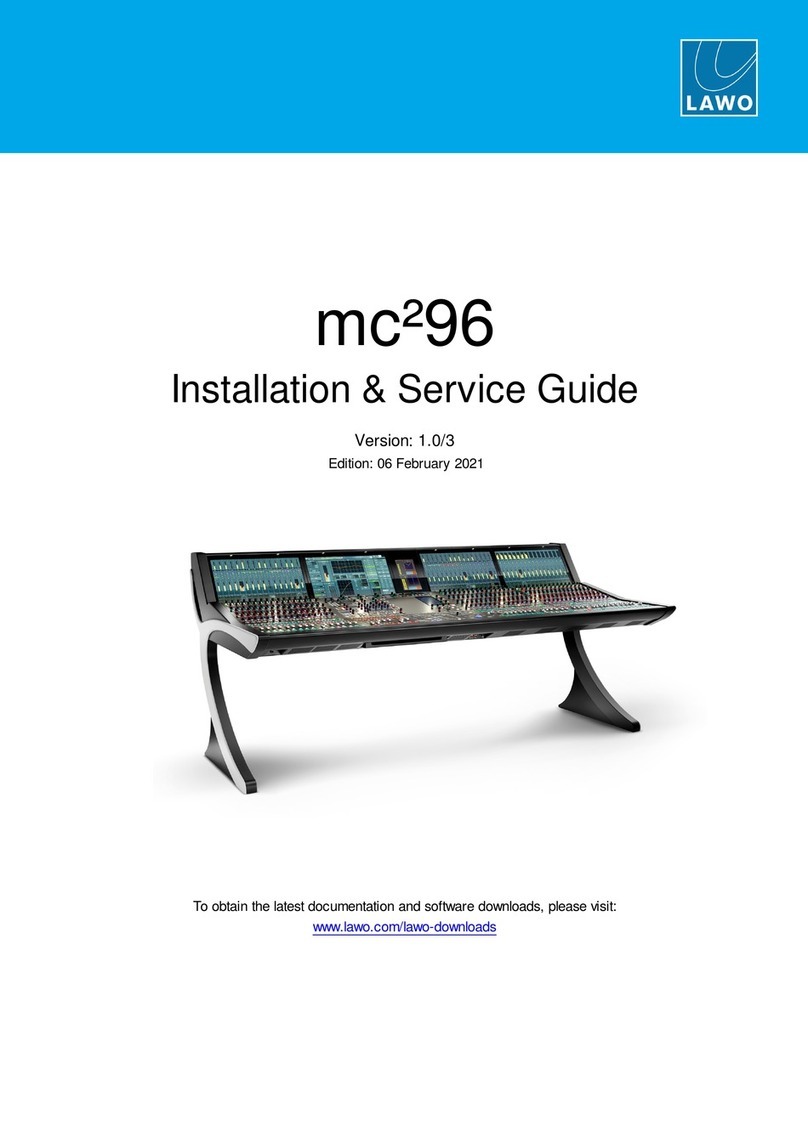 LAWO mc296 Installation & service guide