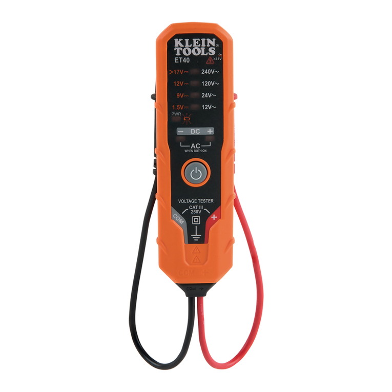 Klein Tools ET40 user manual