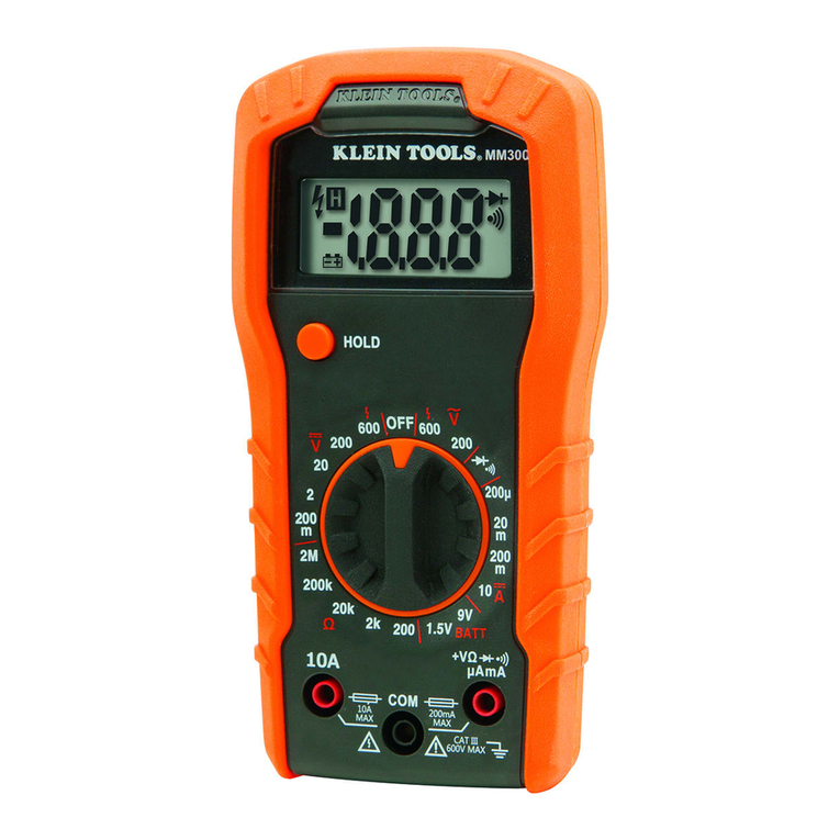 Klein Tools MM300 User manual