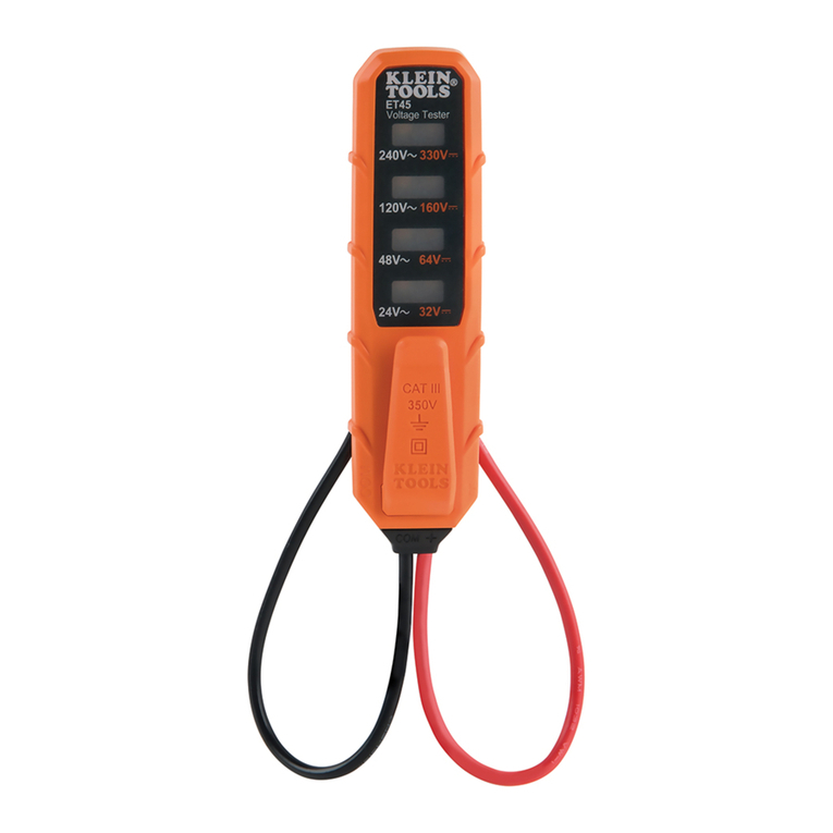 Klein Tools ET45 user manual