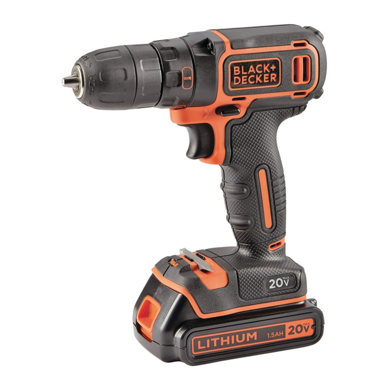 Black & Decker BDCDD120 User manual