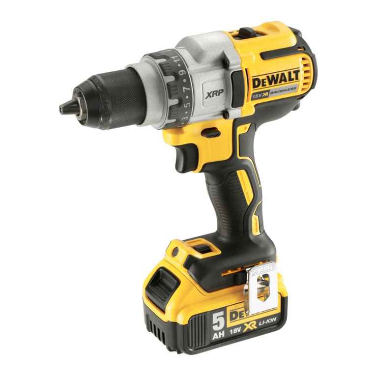 DeWalt XR Li-Ion DCD991 User manual