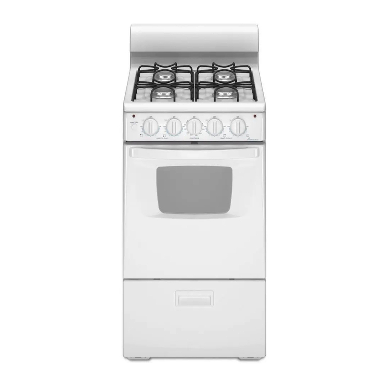 Amana AGG222VDW User manual