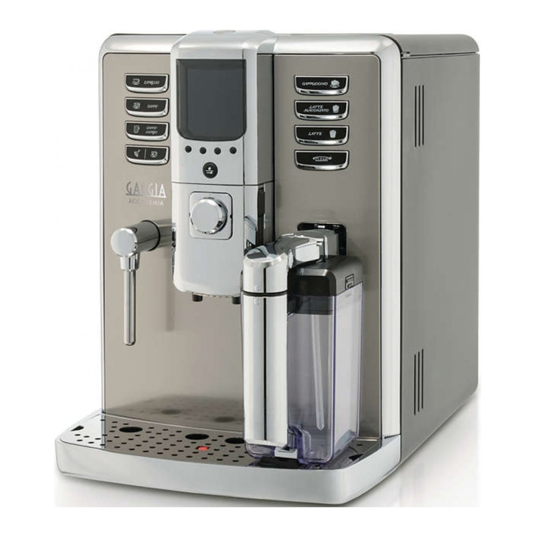 Gaggia Accademia user manual