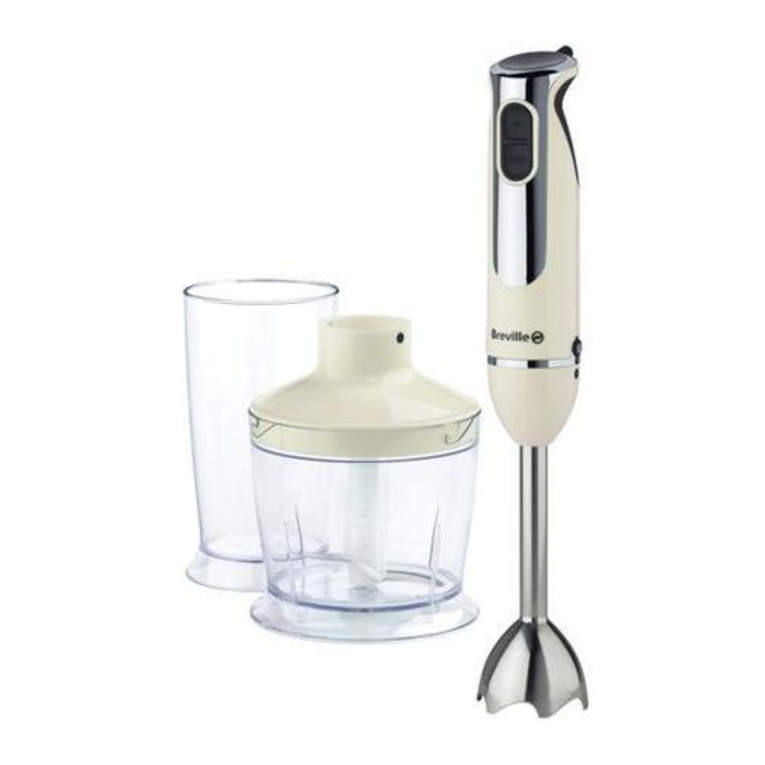 Breville pick and mix VHB112 user manual