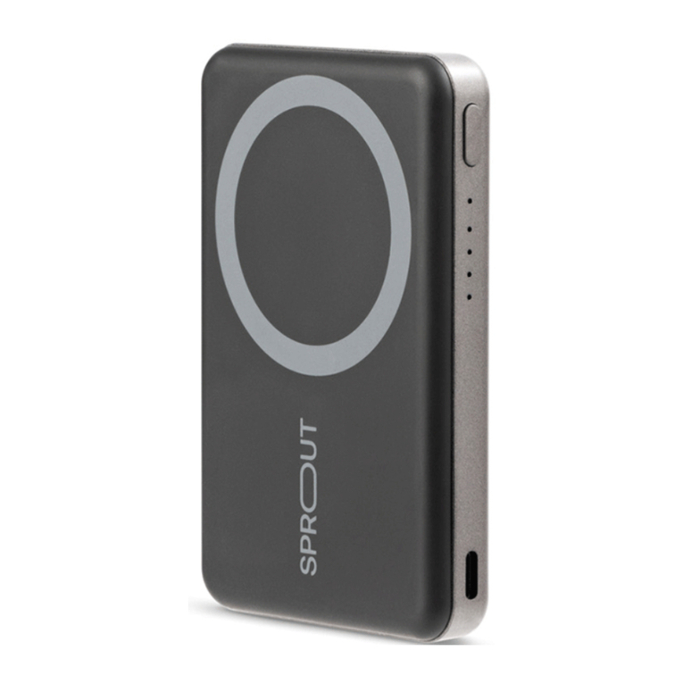 Sprout MAGNETIC WIRELESS POWERBANK user manual