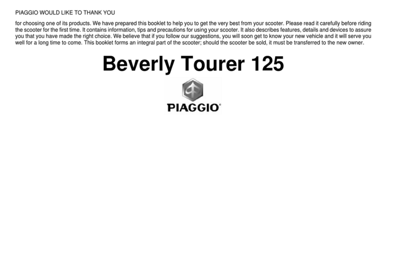 PIAGGIO Beverly Tourer 125 manual