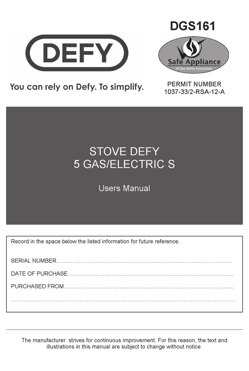 Defy DGS161 User manual
