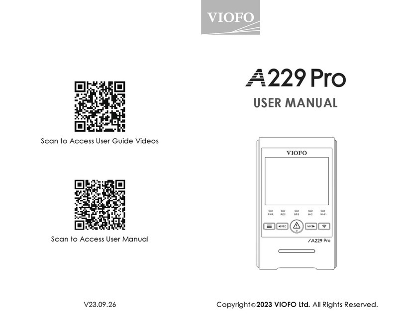 Viofo A229 Pro user manual