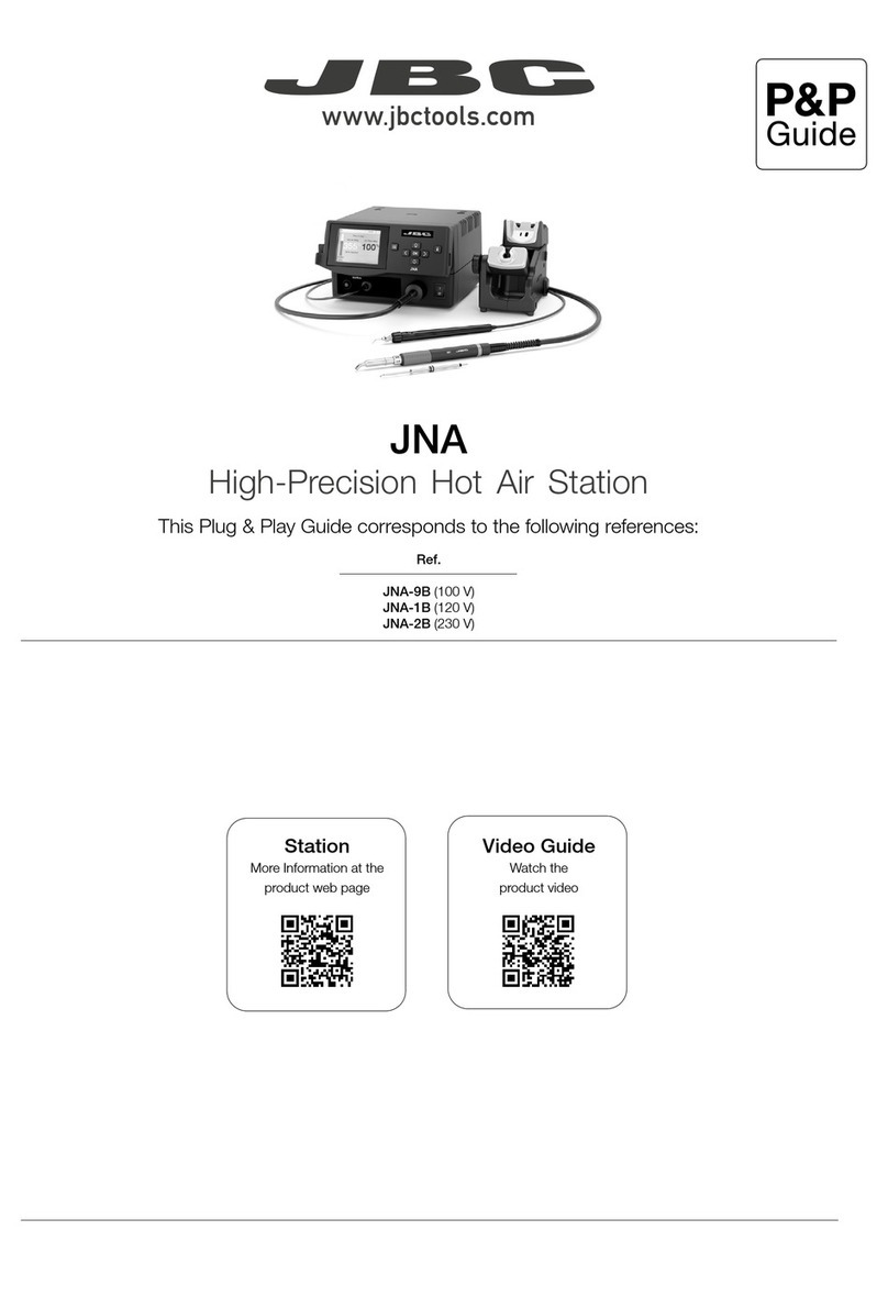 jbc JNA-9B User manual