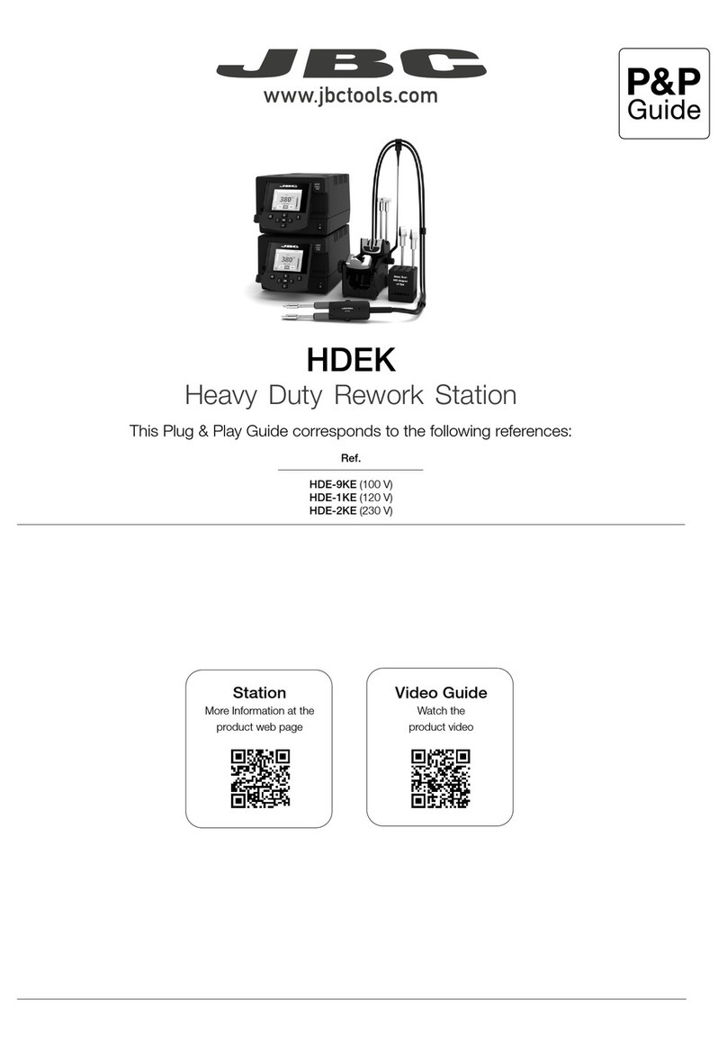 jbc HDEK User manual