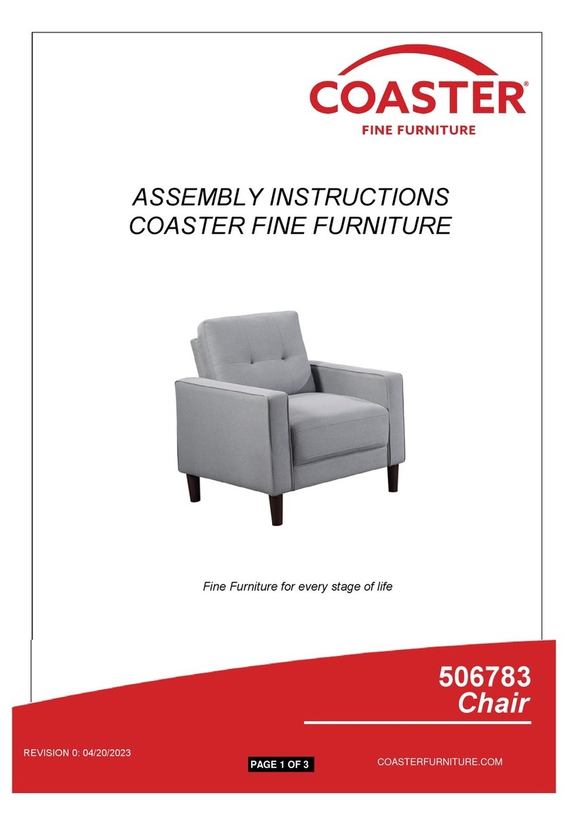 Coaster 506783 Assembly instructions