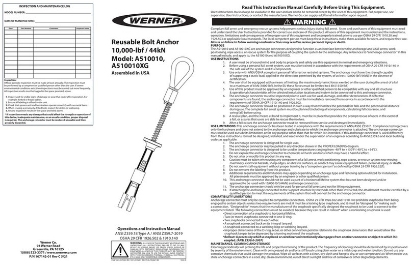 Werner A510010 manual
