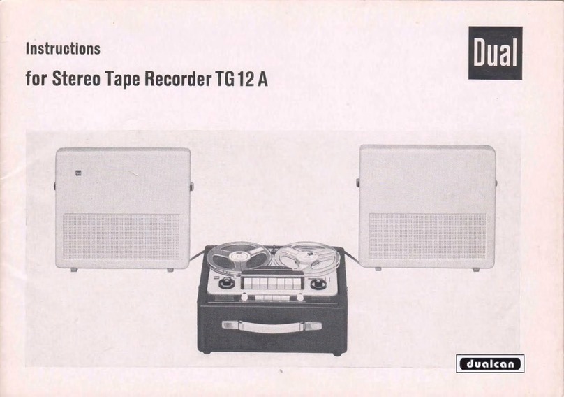 Dual TG12A User manual