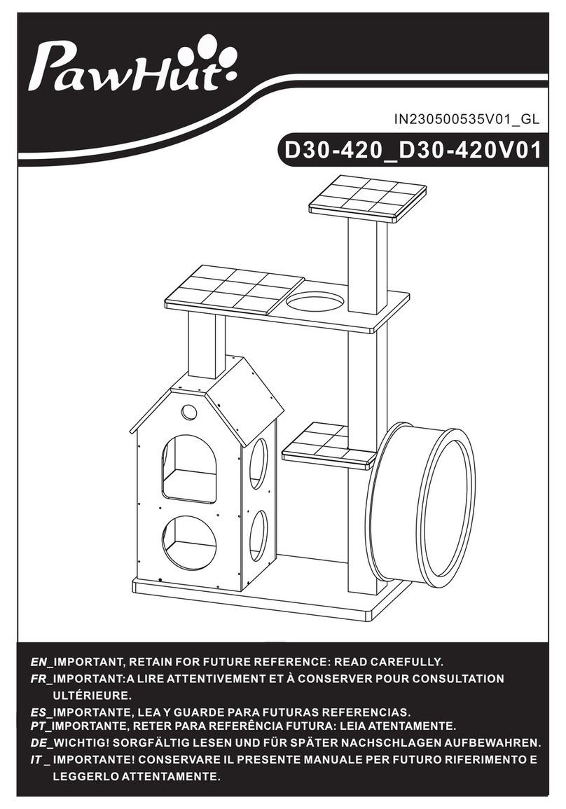 PawHut D30-420 User manual