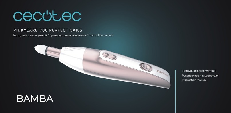 cecotec BAMBA PINKYCARE 700 PERFECT NAILS instruction manual