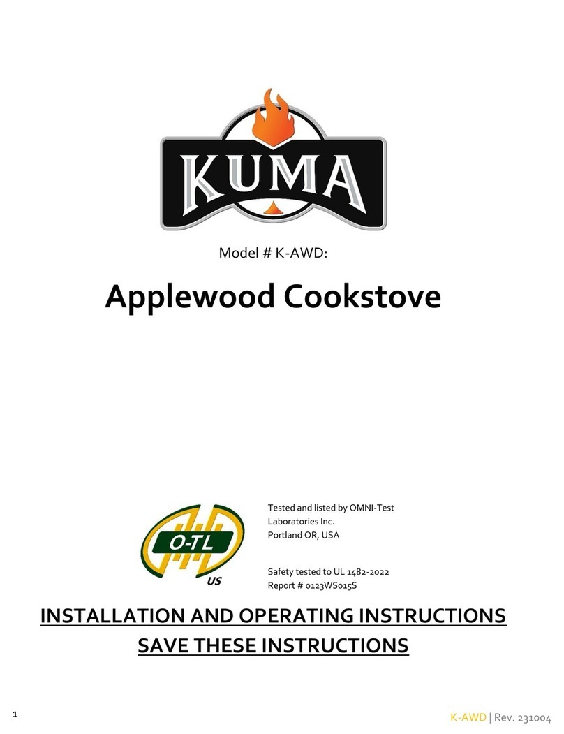 KUMA K-AWD Installation and operating instructions