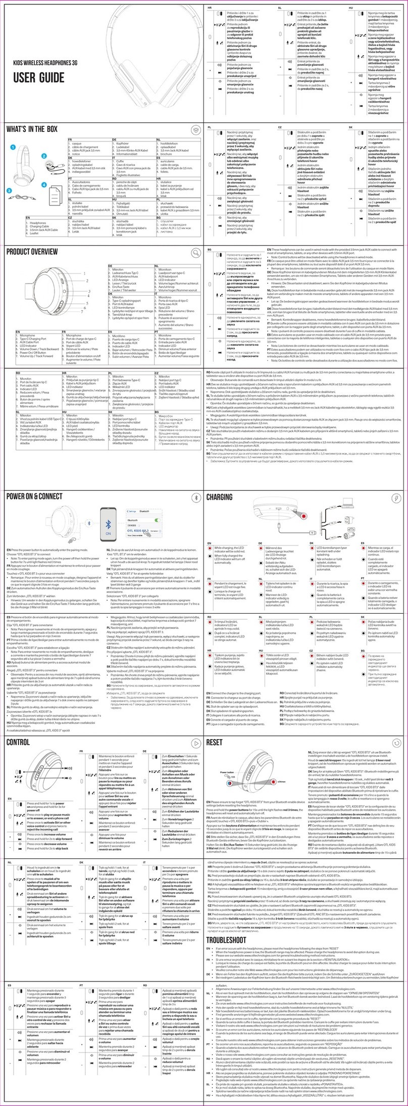 OTL Technologies PK1062 user guide