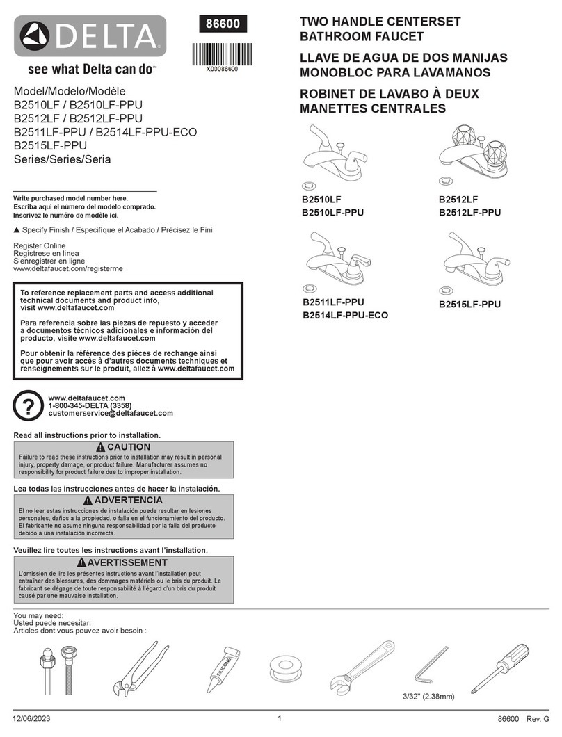 Delta B2510LF User manual