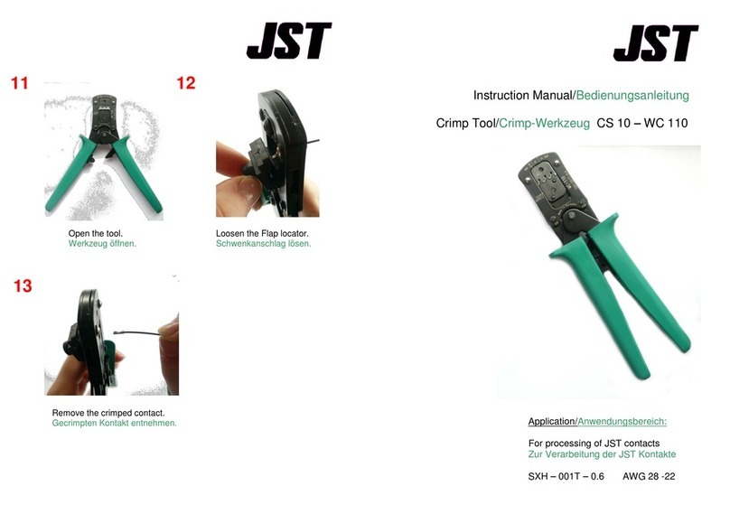 JST CS10-WC110 User manual