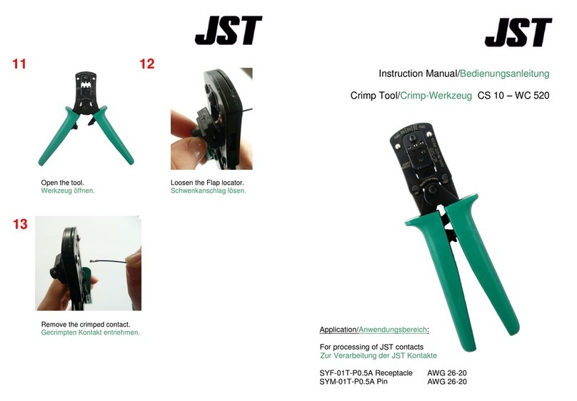 JST CS10-WC520 User manual