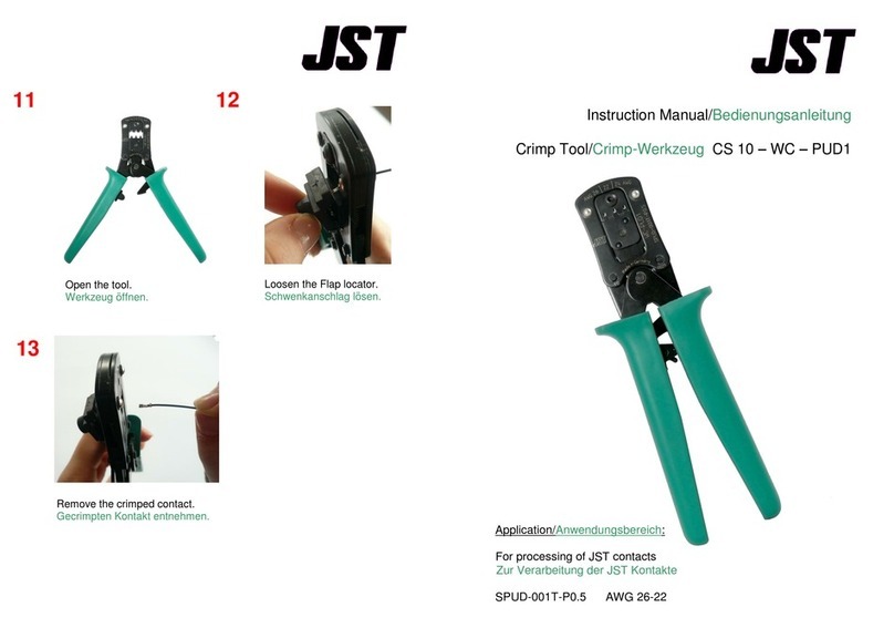 JST CS10-WC-PUD1 User manual