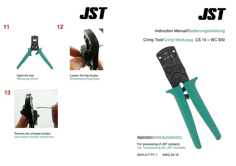 JST CS10-WC930 User manual