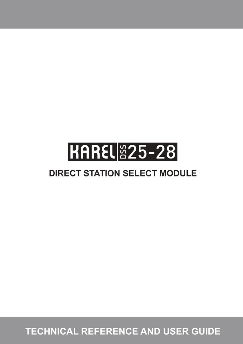 Karel DSS25 Use and care manual
