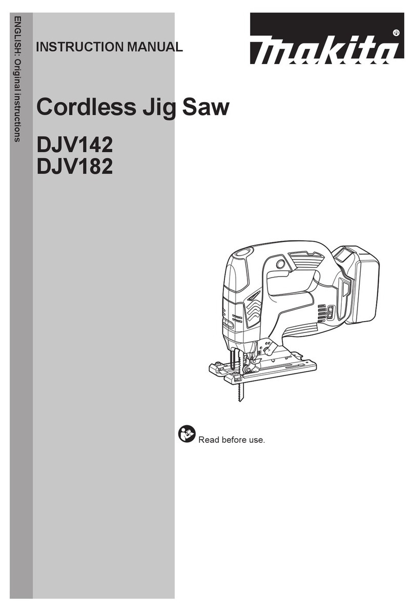 Makita DJV142 User manual